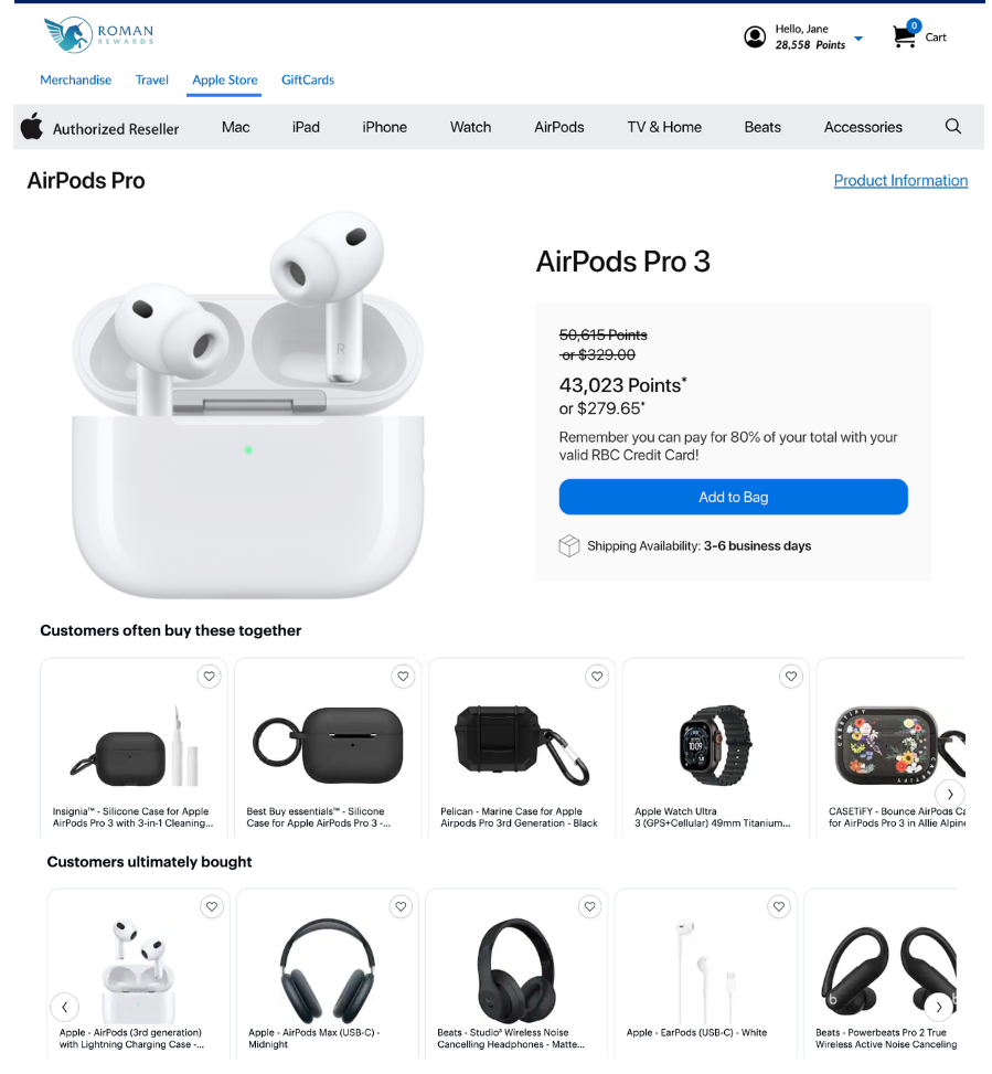 Apple interface